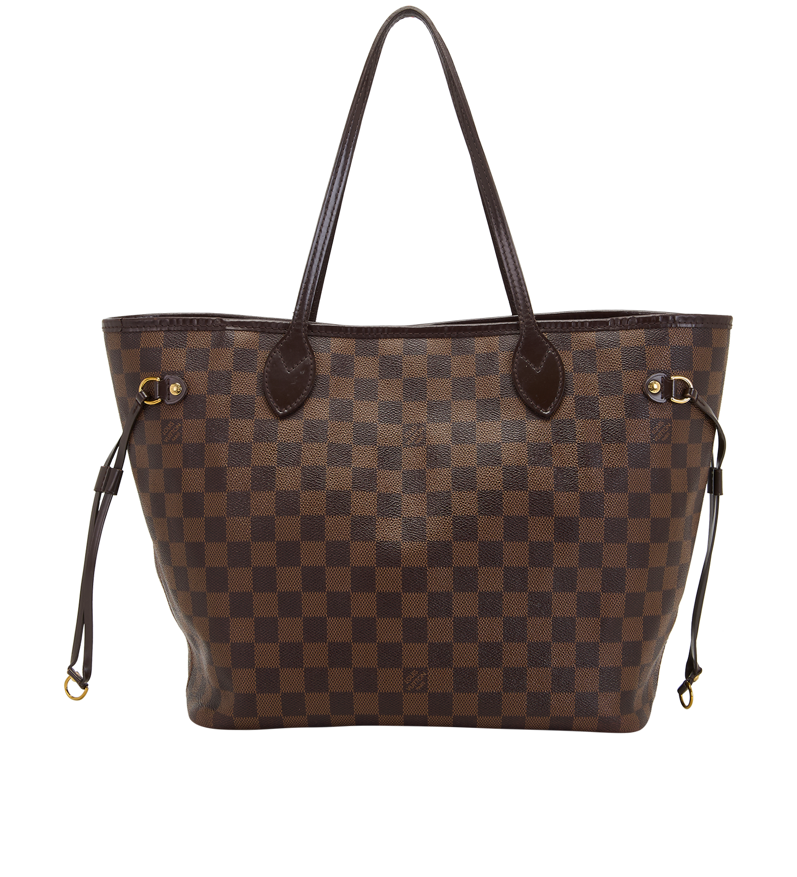 Neverfull MM, &pound;850, Handbags, Brown, Canvas, Back view